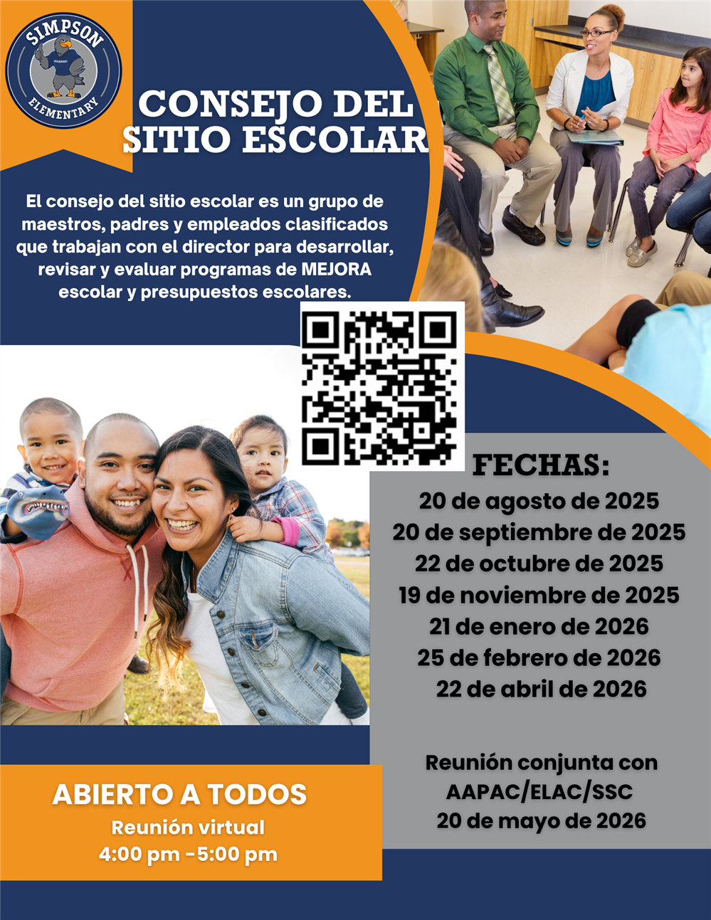 School Site Council Meetings Spanish